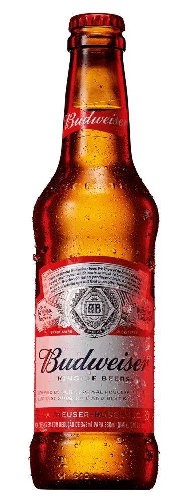 SUPERIOR SMOOTH TASTE SINCE 1876 Budweiser 330ml beer bottle